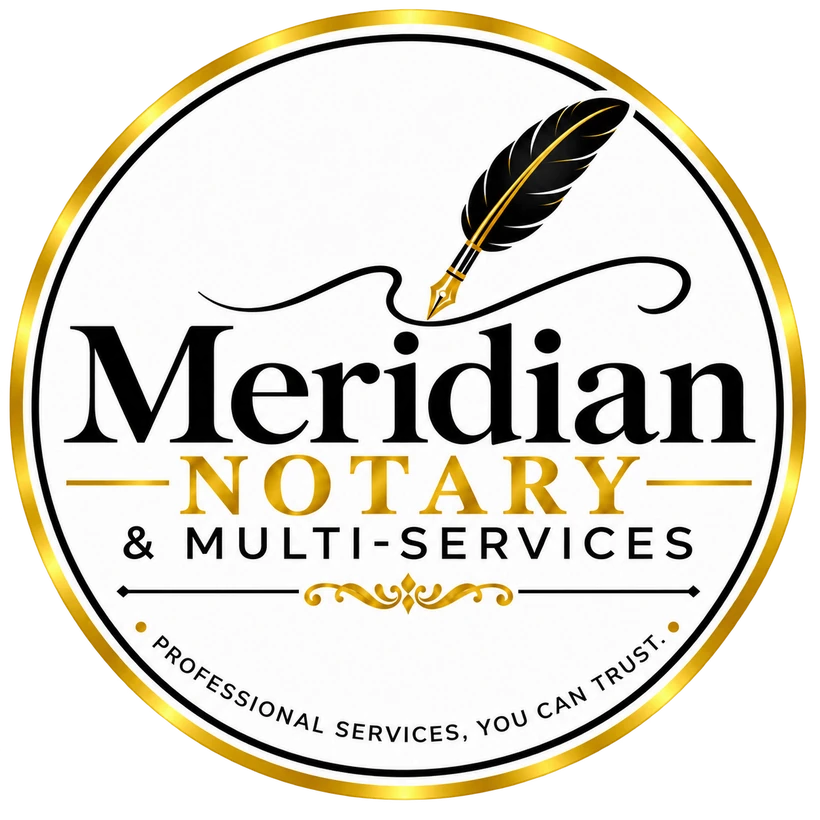Meridian Notary & Multi-Services logo